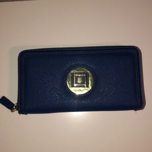 Blue wallet